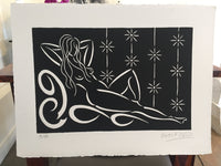 Pierre Henri Matisse - Reclining Nude (Painting) - Ethos Arts Inc.