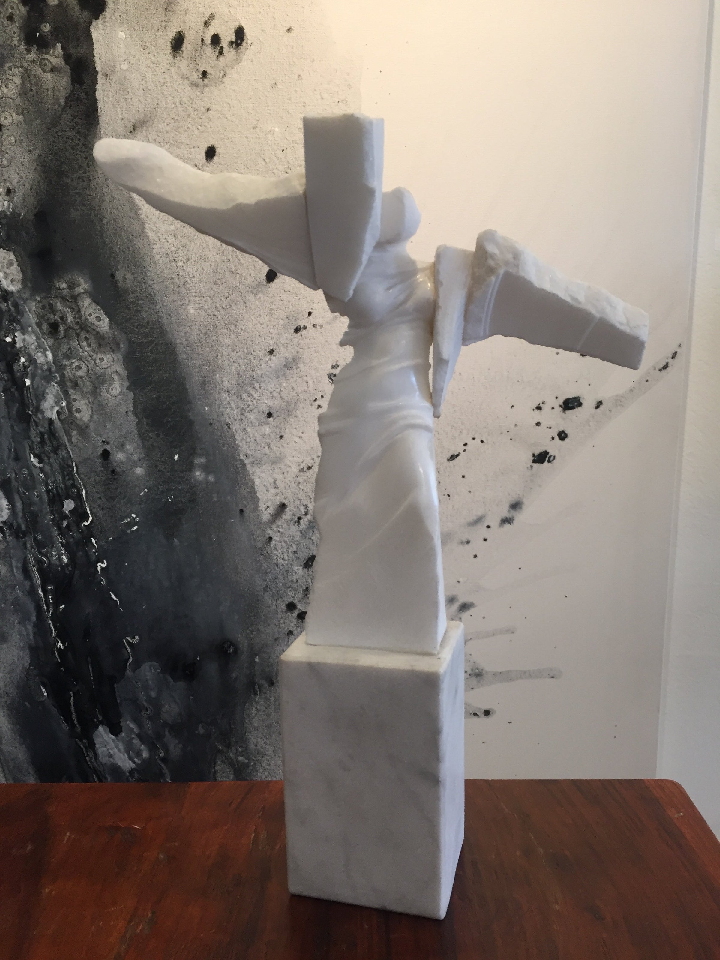 Marton Varo- Abstract Angel (sculpture) - Ethos Arts Inc.