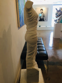 Marton Varo - Draped Woman (sculpture) - Ethos Arts Inc.