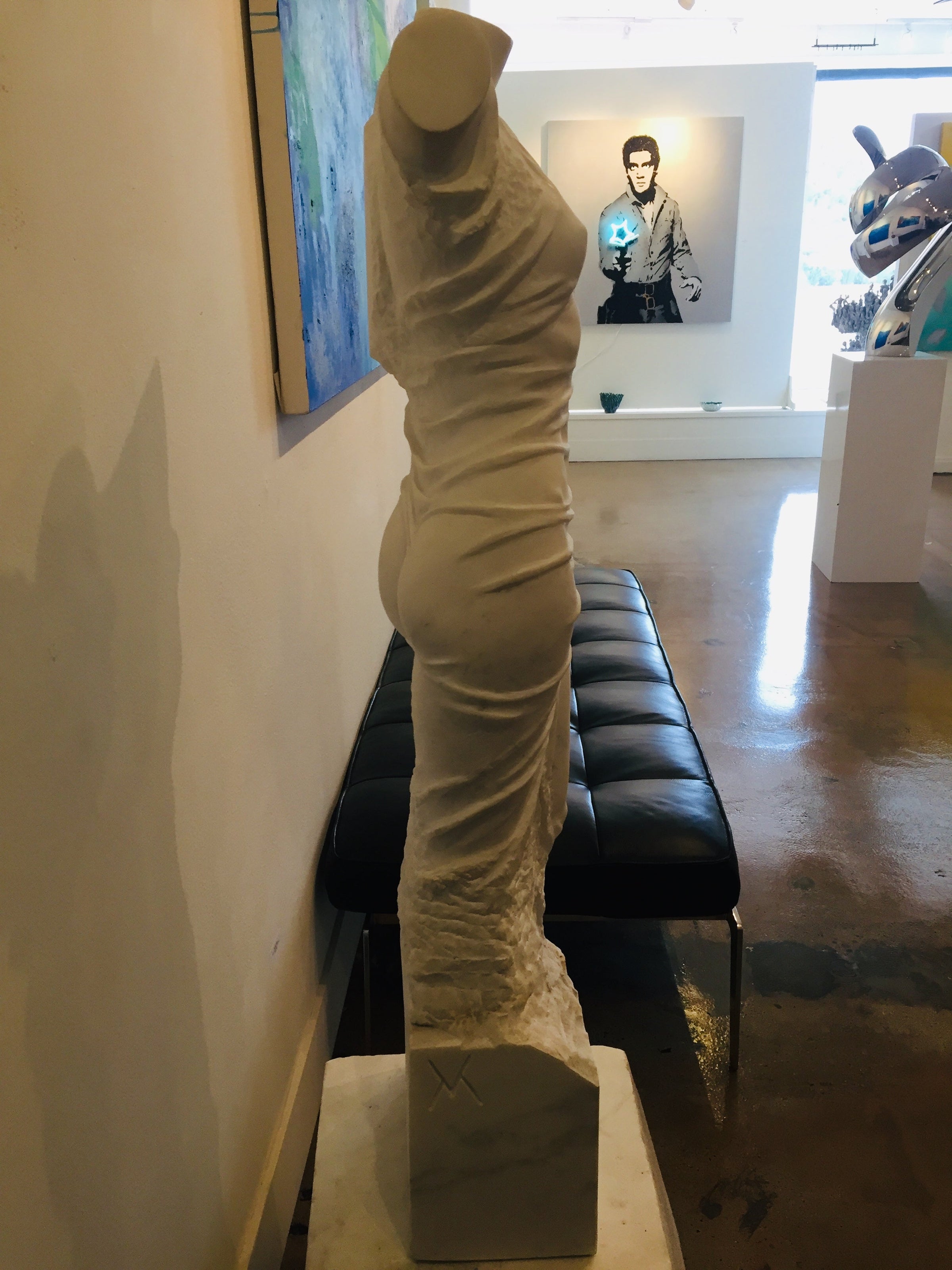 Marton Varo - Draped Woman (sculpture) - Ethos Arts Inc.