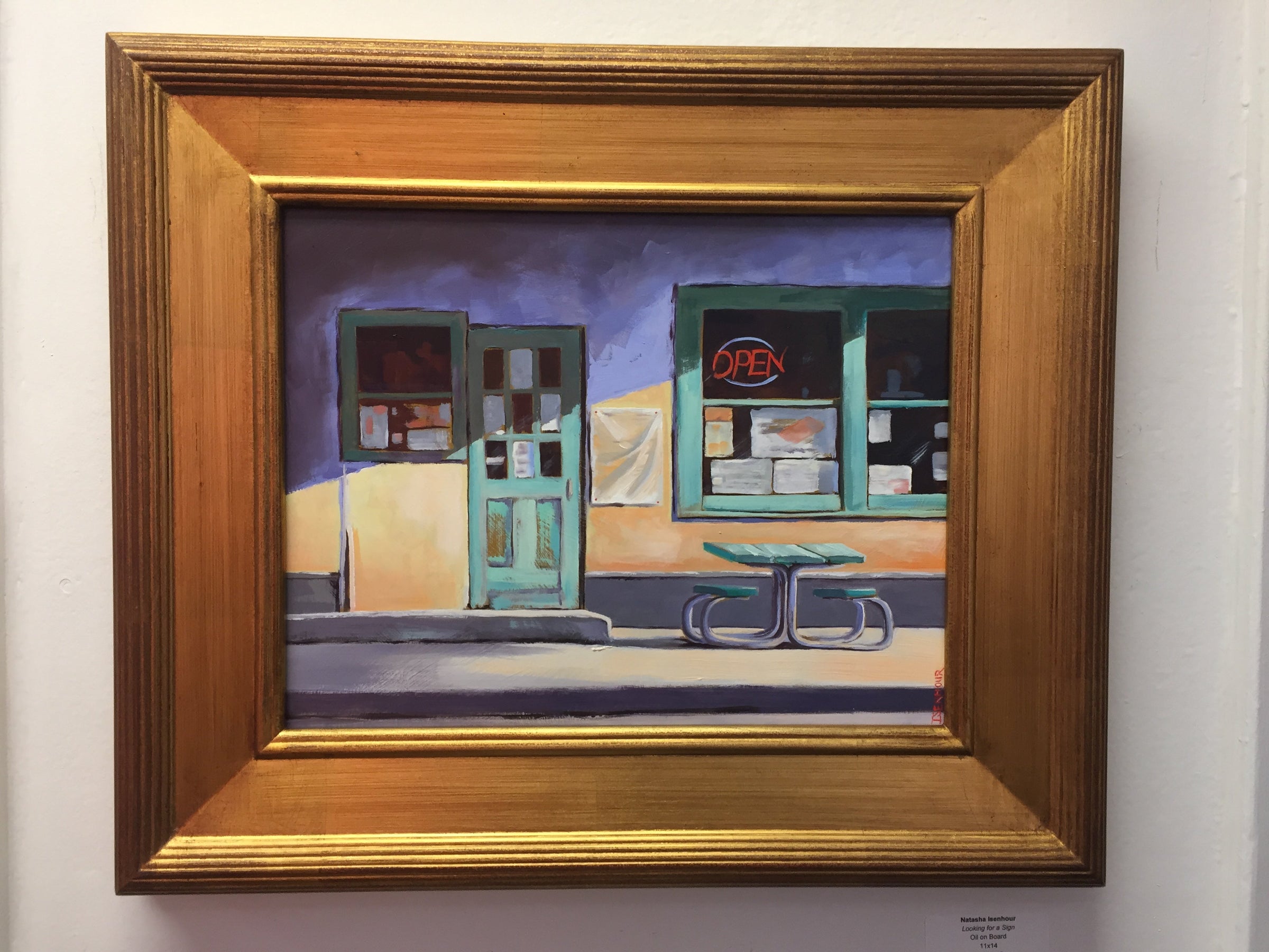 Natasha Isenhour- Looking for a Sign (Painting) - Ethos Arts Inc.