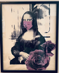 Russian Doll - Mona with Purple Flowers (Painting) - Ethos Arts Inc.