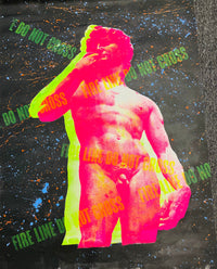 Russian Doll - Do Not Cross (Painting) - Ethos Arts Inc.
