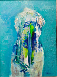 Georgeana Ireland - Evangeline Series Torso II (Painting) - Ethos Arts Inc.