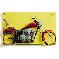 Sherry Pollack Walker- Bikes Don't Leak Oil, They Mark Their Territory (Painting) - Ethos Arts Inc.