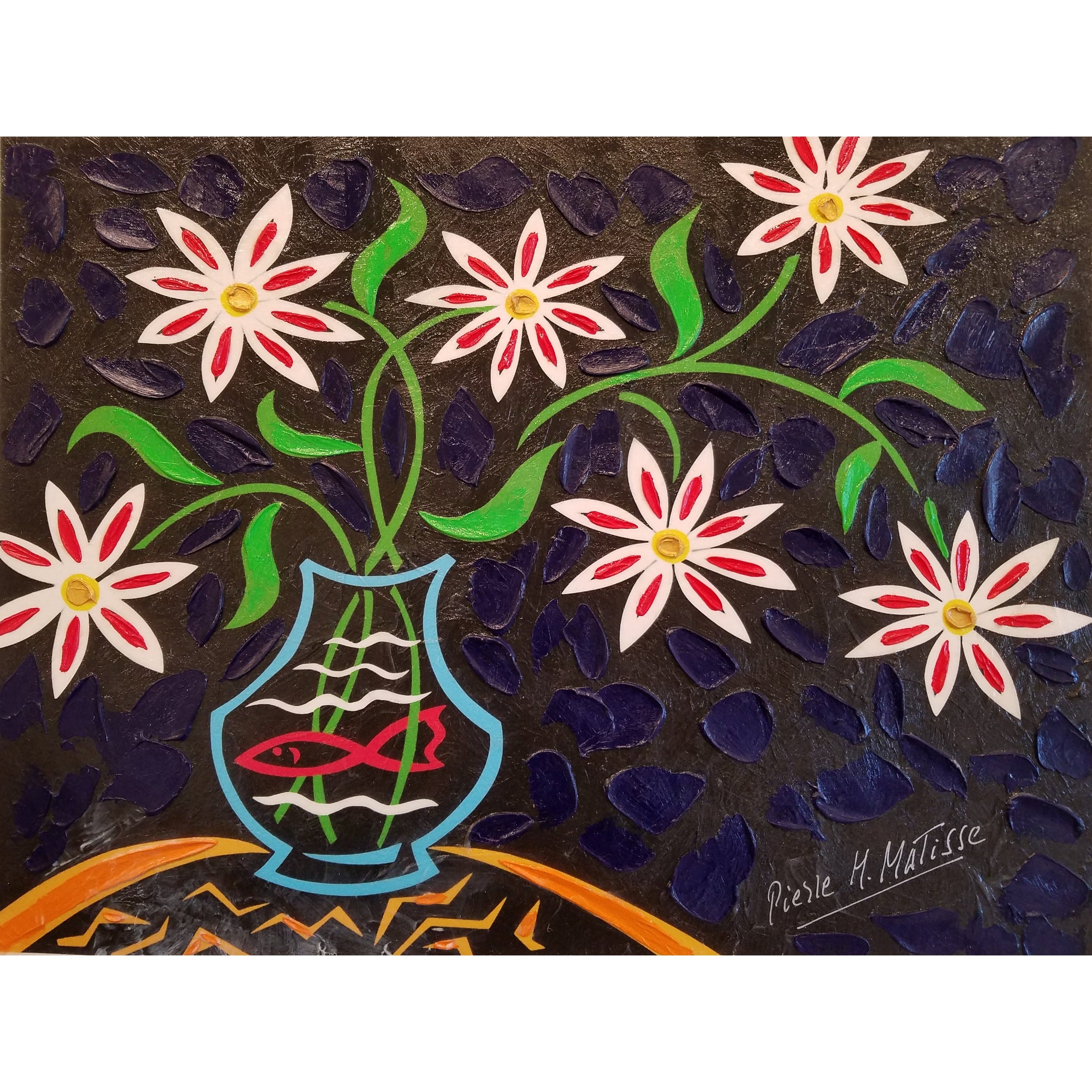 Pierre Henri Matisse- Les Fleurs de Napoleon I (Painting) - Ethos Arts Inc.