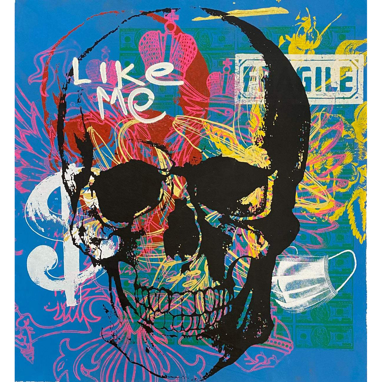 Denis Ouch - Like Me (Painting) - Ethos Arts Inc.
