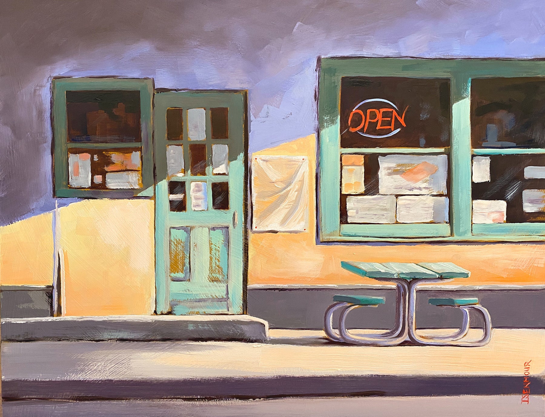 Natasha Isenhour- Looking for a Sign (Painting) - Ethos Arts Inc.