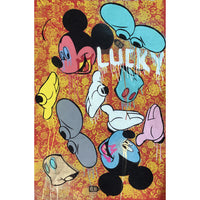 Denis Ouch -  Mickey Exploited (Painting) - Ethos Arts Inc.