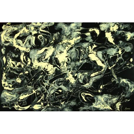 Dick Marconi - Desert Storm (Painting) - Ethos Arts Inc.