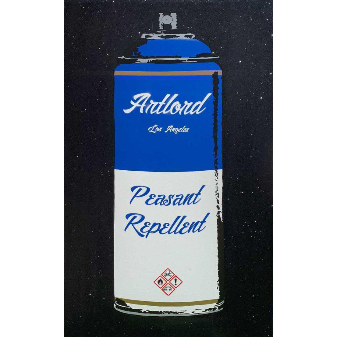 Artlord- Peasant Repellent (Blue) (Painting) - Ethos Arts Inc.