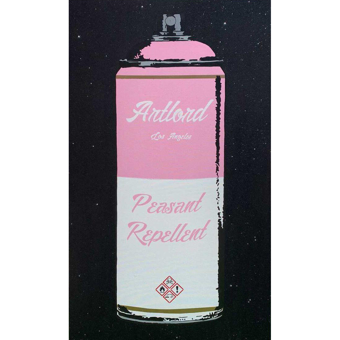 Artlord- Peasant Repellent (Pink) (Painting) - Ethos Arts Inc.