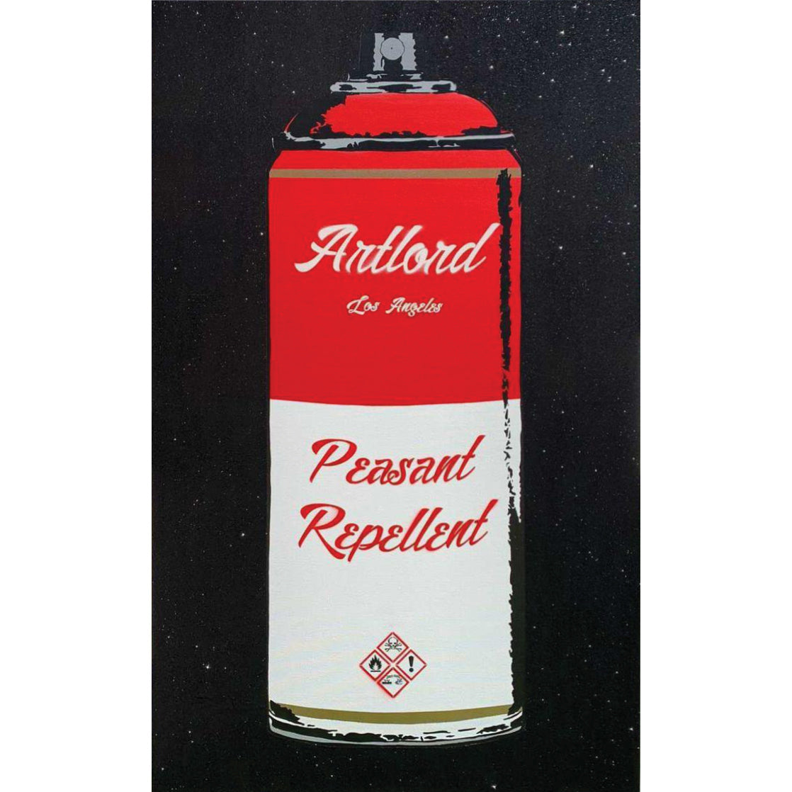 Artlord- Peasant Repellent (Red) (Painting) - Ethos Arts Inc.