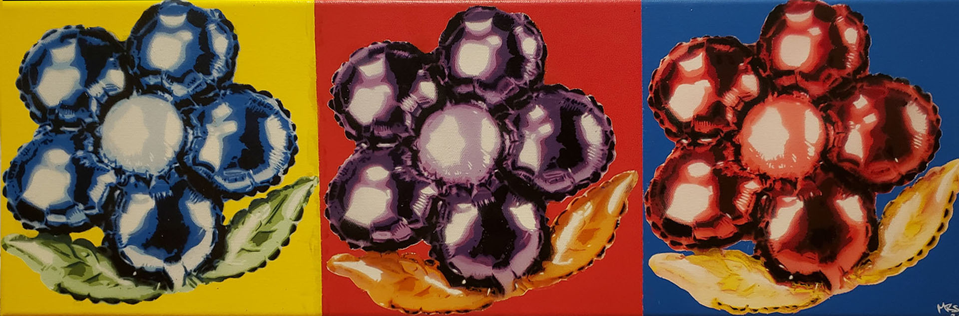MRSN- Poppin' (Painting) - Ethos Arts Inc.