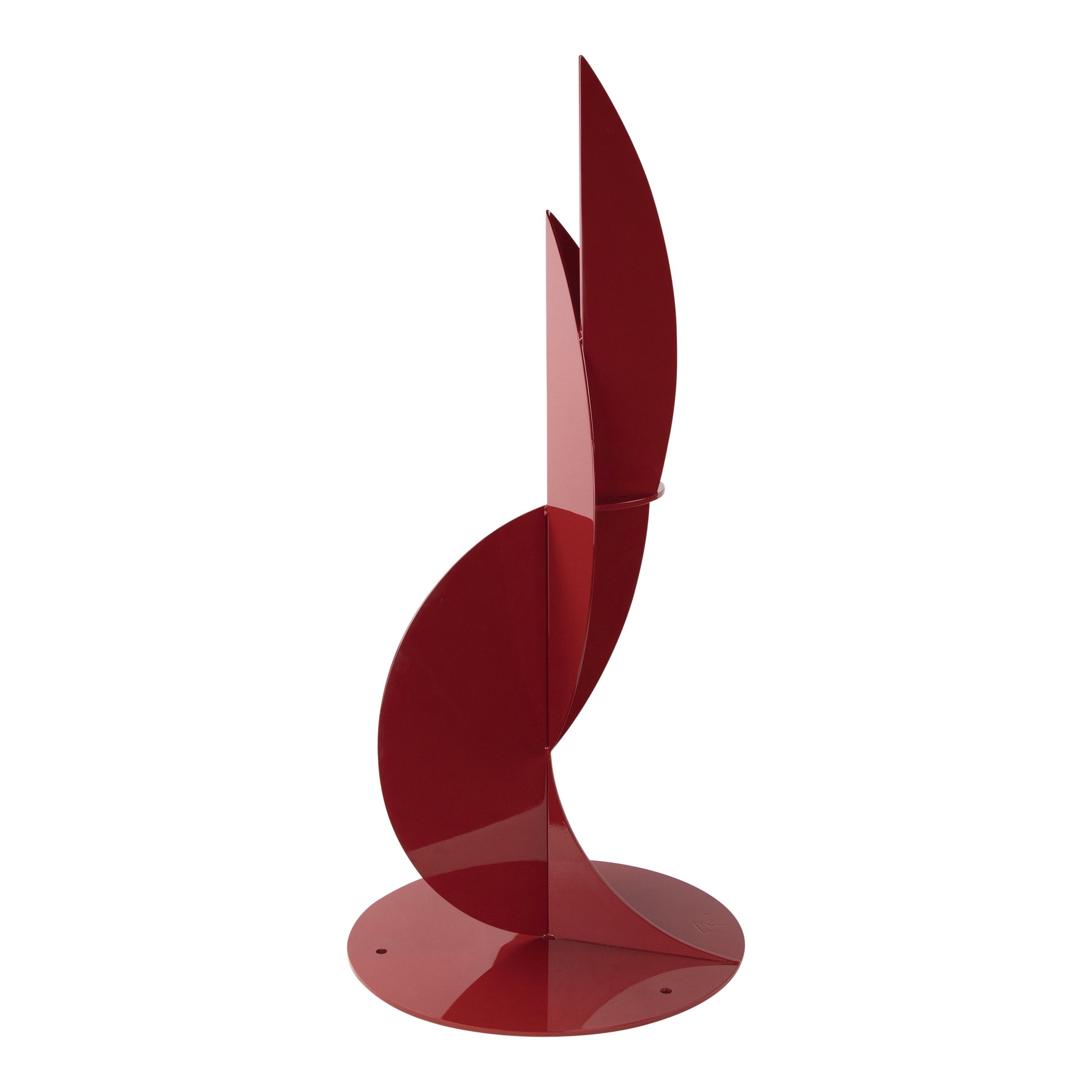 Ed Dean- Sculpture in Red (sculpture) - Ethos Arts Inc.