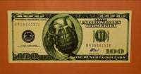 MRSN- Bad Franklin (Painting) - Ethos Arts Inc.
