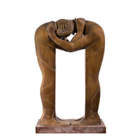 Orlando Agudelo-Botero- Abrazo (Fraternal Embrace) (Sculpture) - Ethos Arts Inc.