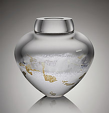 Randi Solin- Thaw Emperor Bowl (Art Glass Vase) - Ethos Arts Inc.