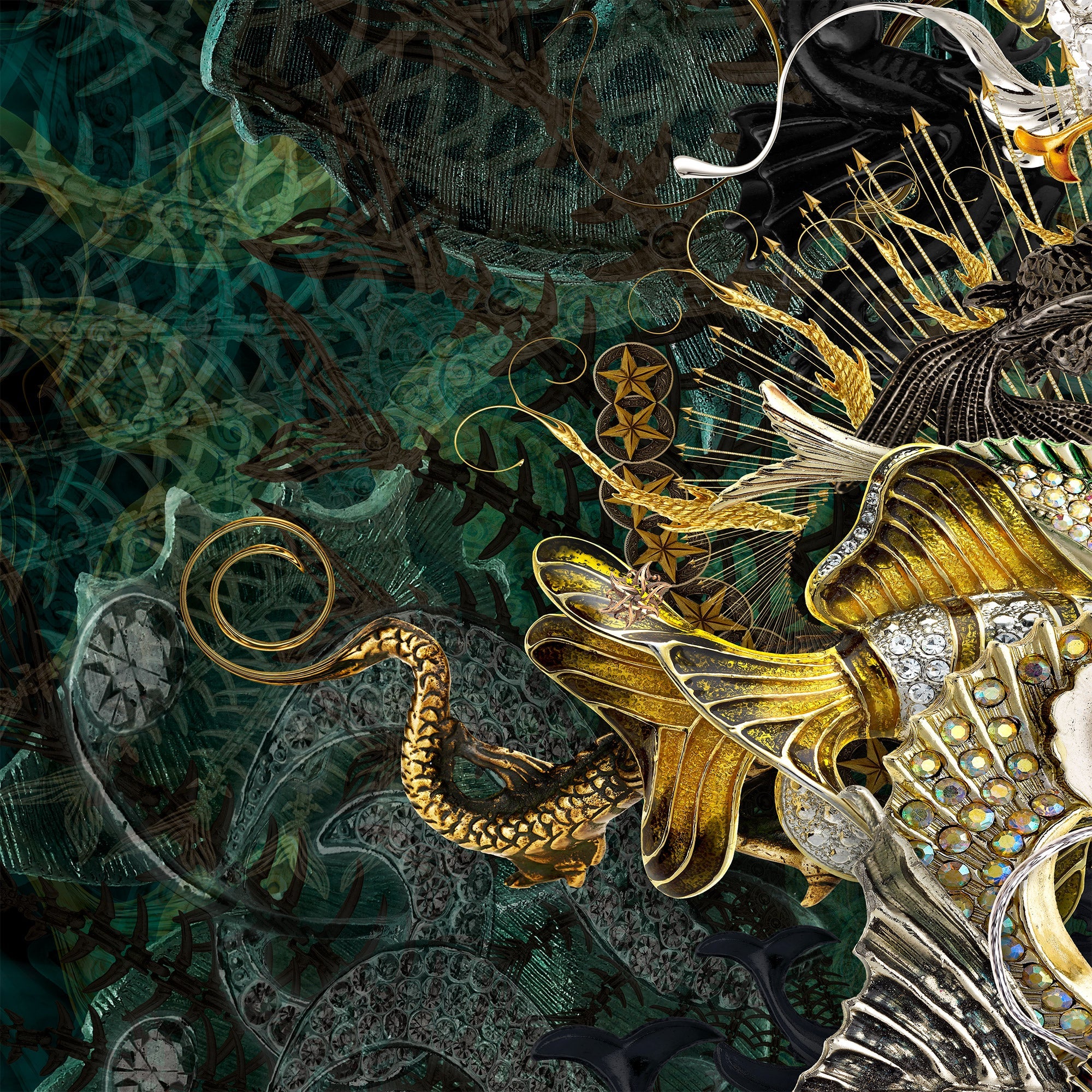JT Burke - Beautiful Things that Swim in the Sea (Digital Print) - Ethos Arts Inc.