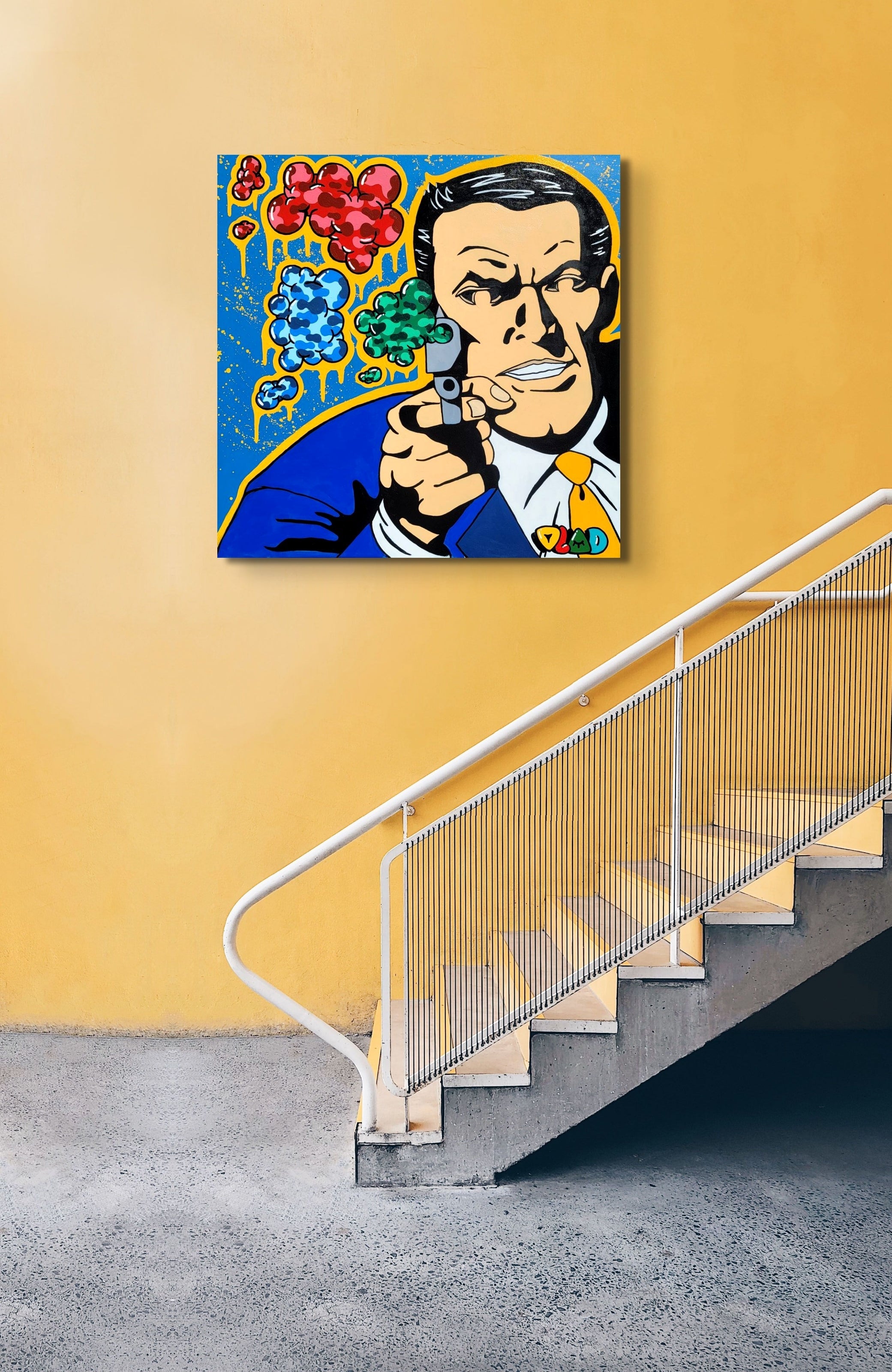 VLAD VANDAMME- BANG MORE (Painting) - Ethos Arts Inc.