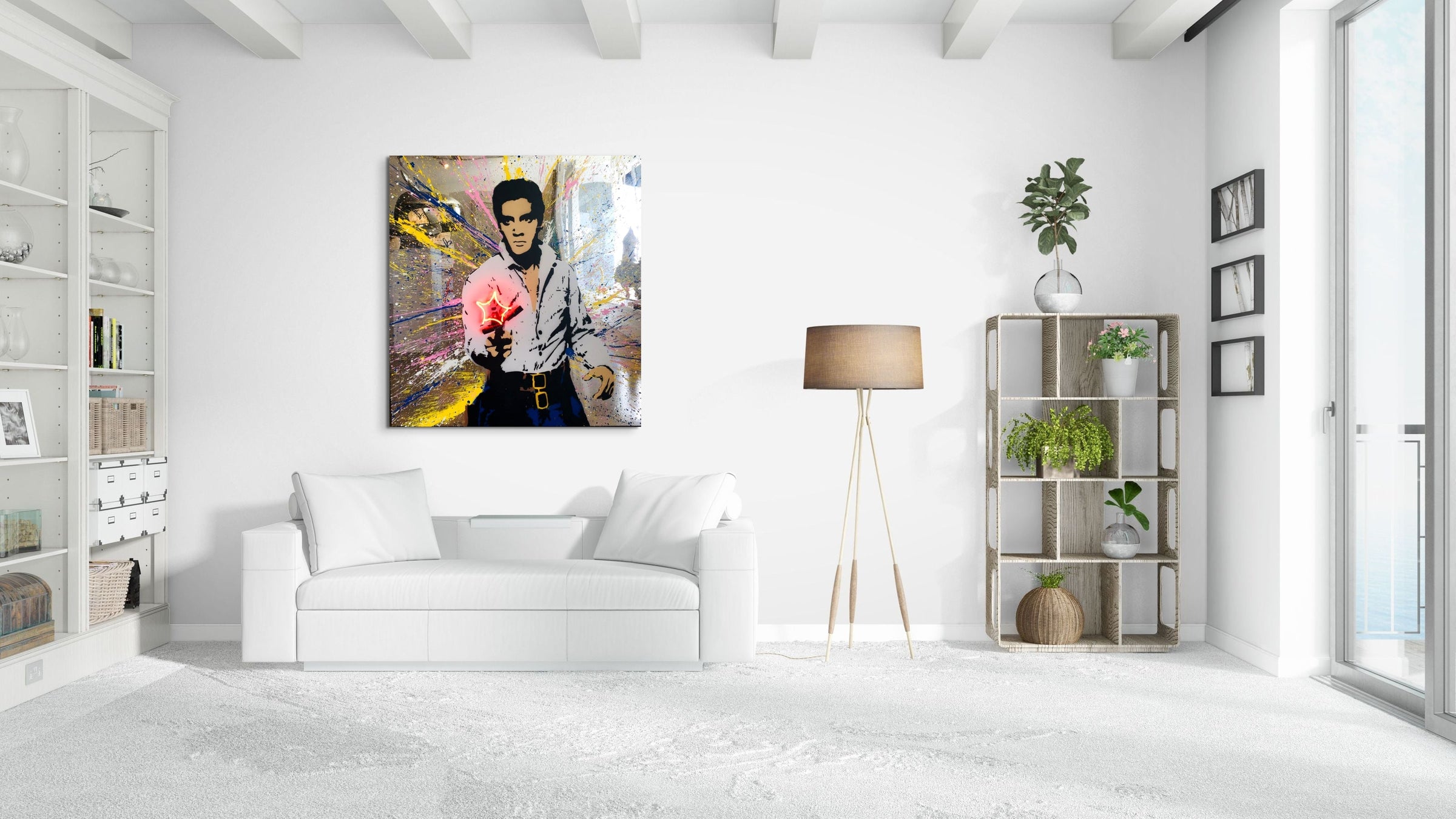 Artlord - Bang Silver (Painting) - Ethos Arts Inc.
