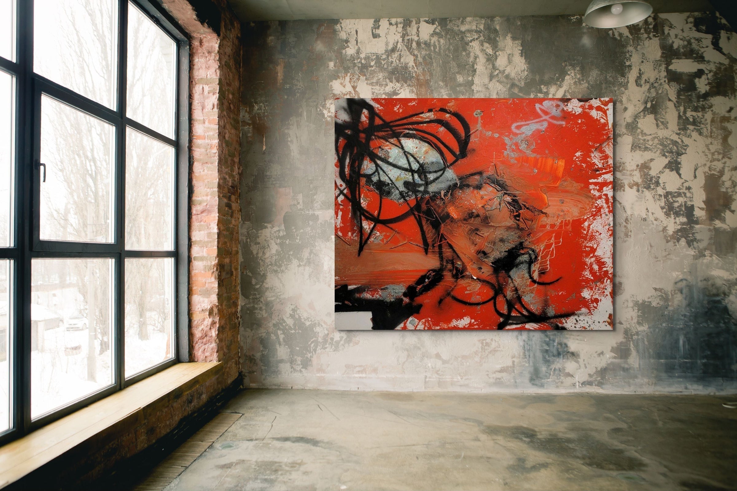 BK Ireland - Blackday-2 (Painting) - Ethos Arts Inc.