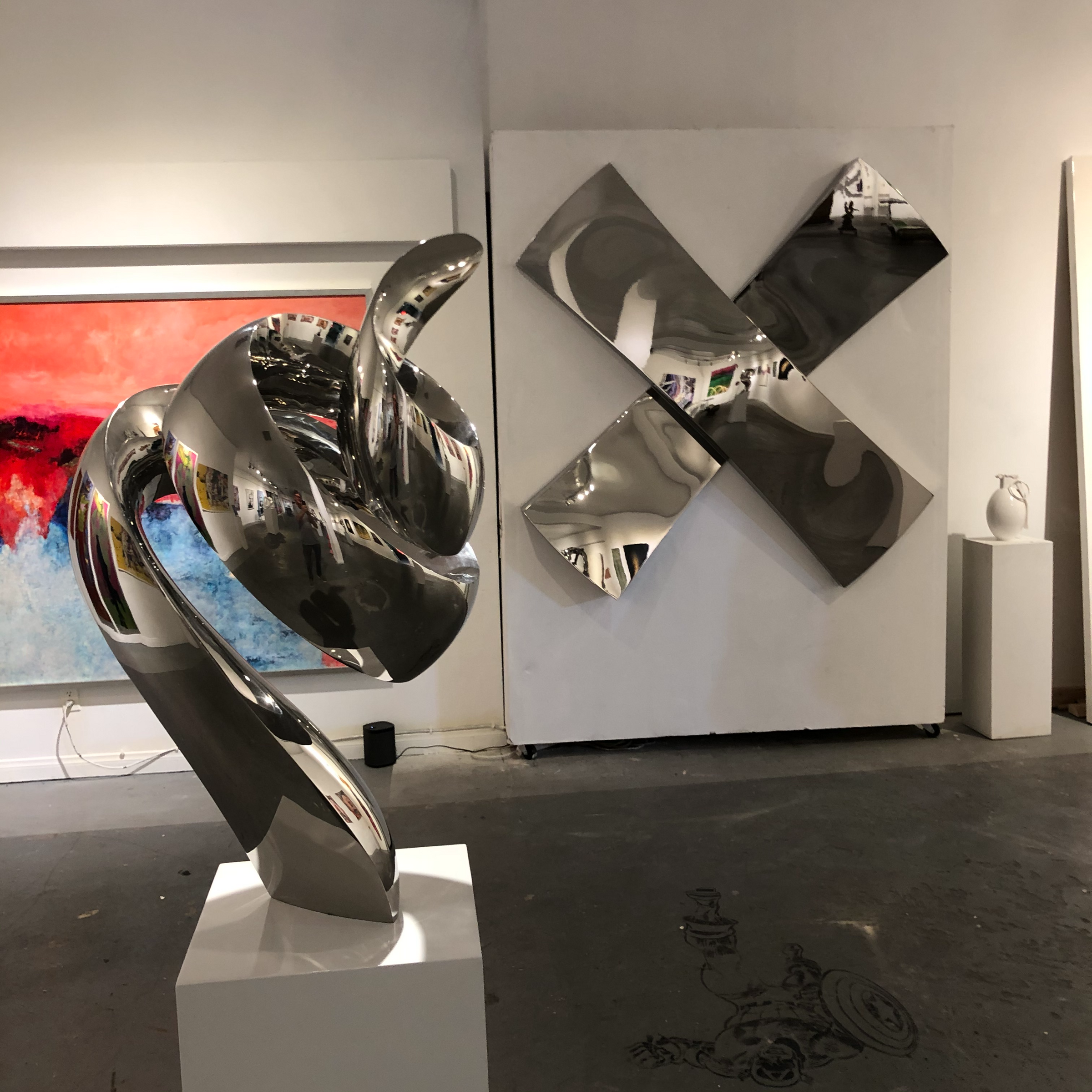 Michael Shewmaker- eXe (Wall sculpture) - Ethos Arts Inc.