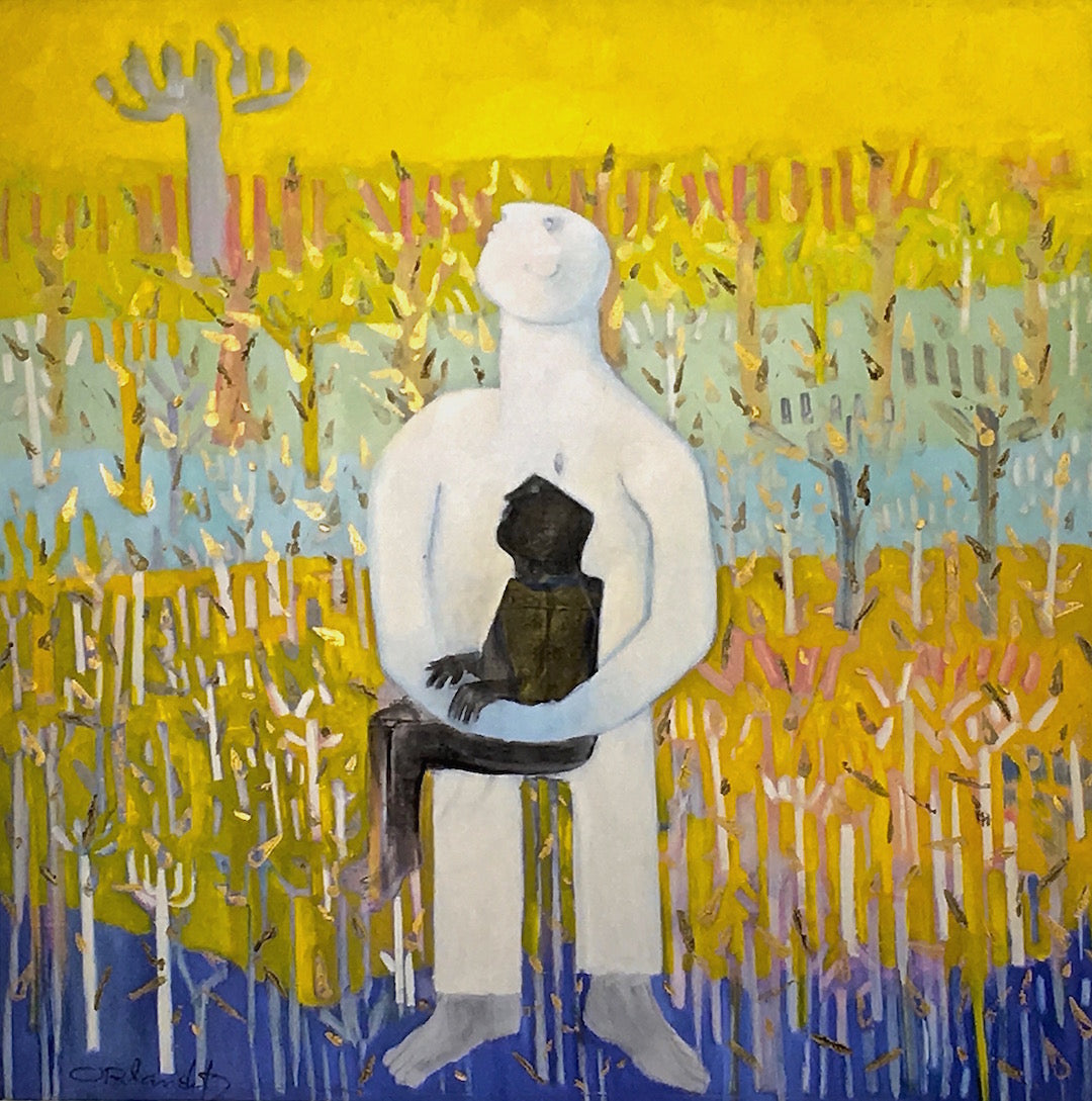 Orlando Agudelo-Botero- La Vida Compasion (Compassions) (Painting) - Ethos Arts Inc.