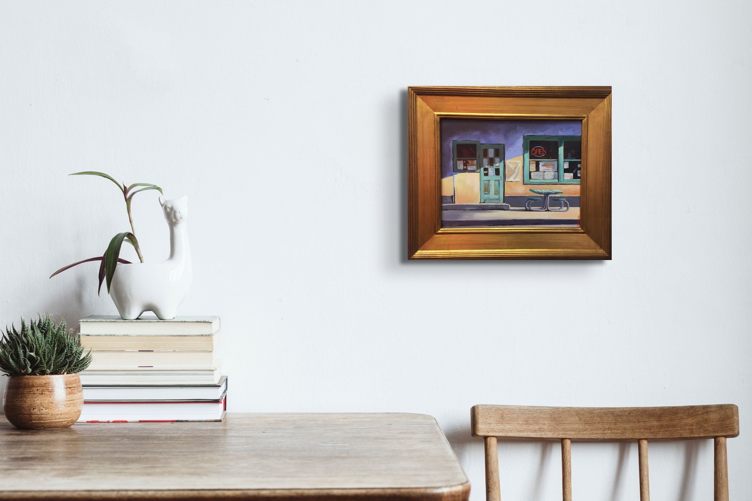 Natasha Isenhour- Looking for a Sign (Painting) - Ethos Arts Inc.