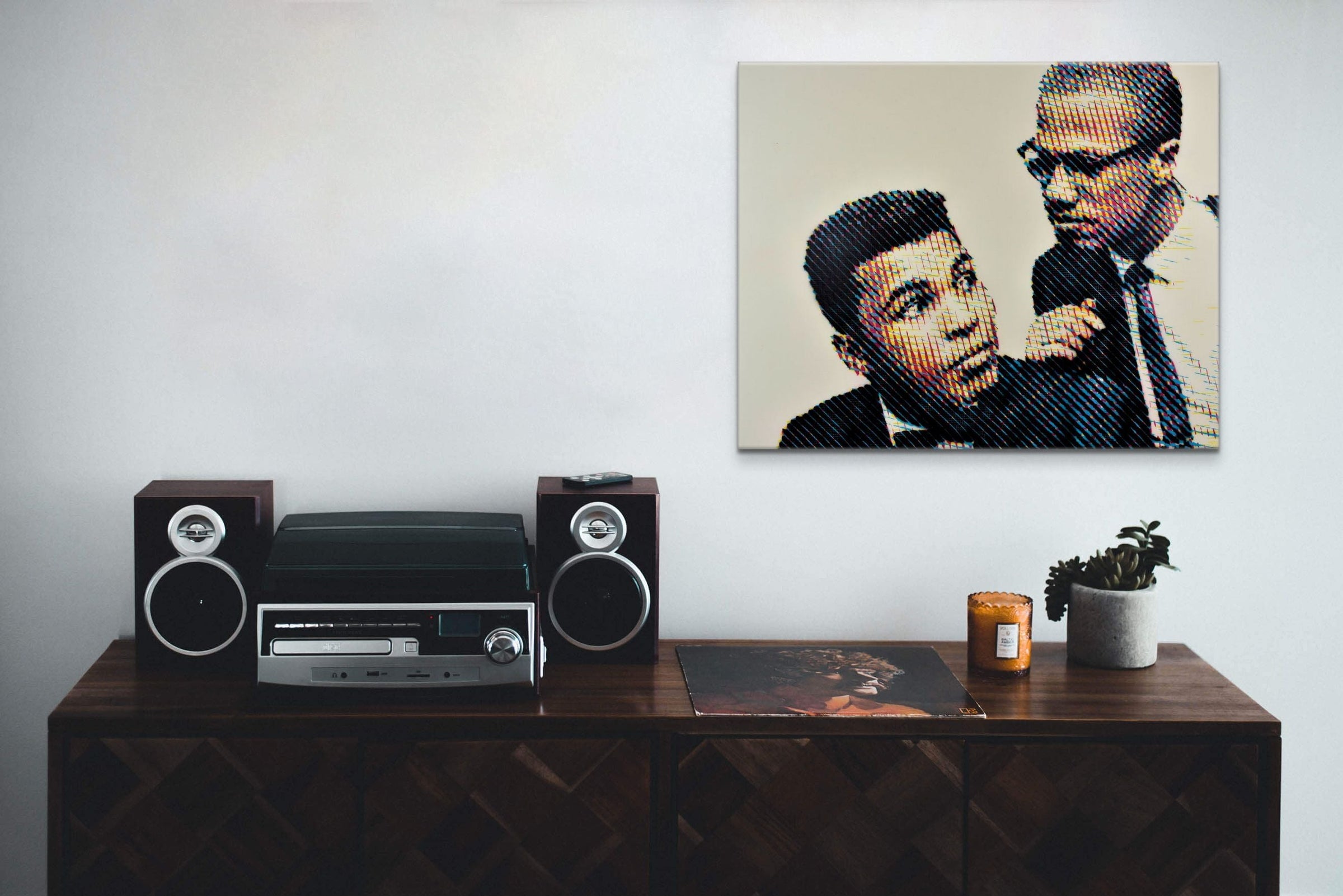 MRSN- MALCOLMxALI (Painting) - Ethos Arts Inc.