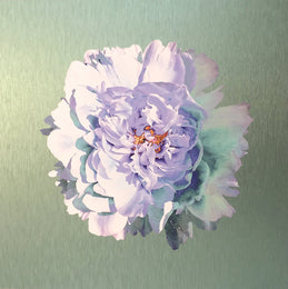 Luke Reichle - Peony on Green (Print) - Ethos Arts Inc.
