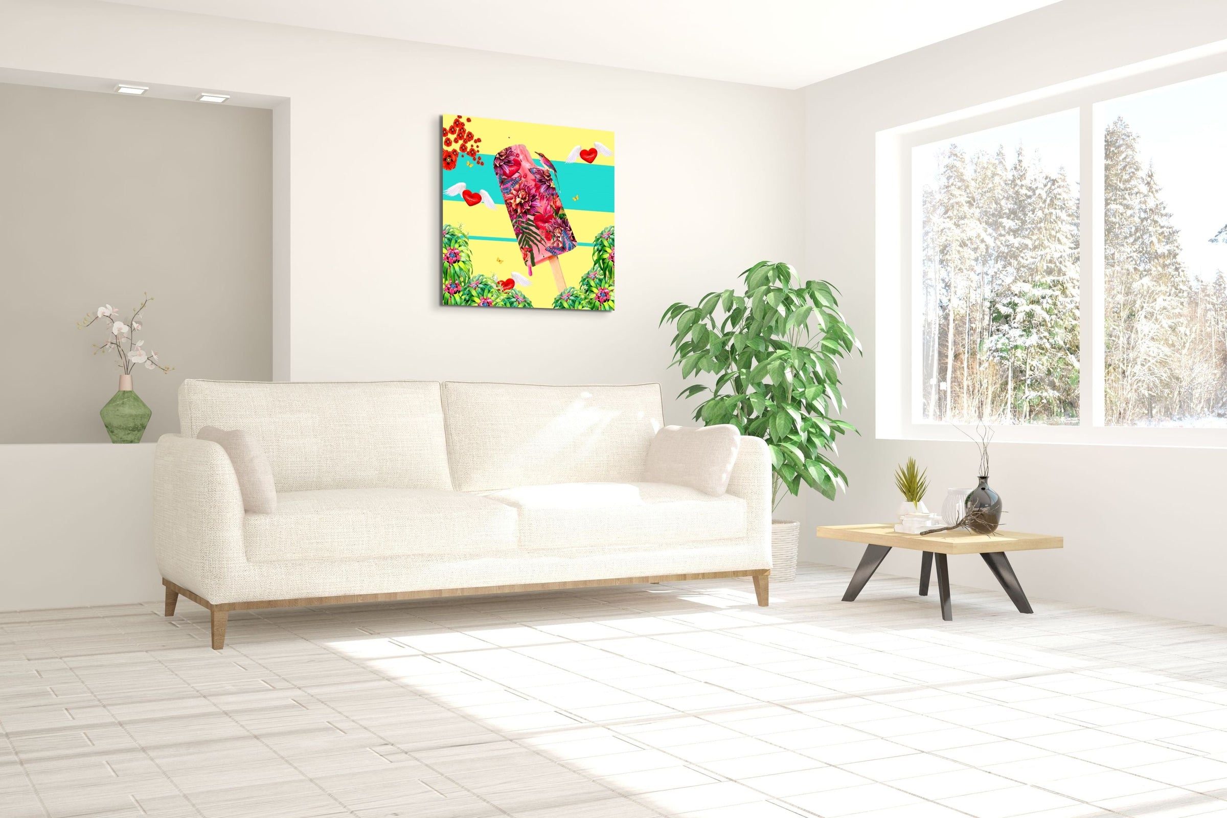 David Krovblit - Paradise Popsicle (Painting) - Ethos Arts Inc.