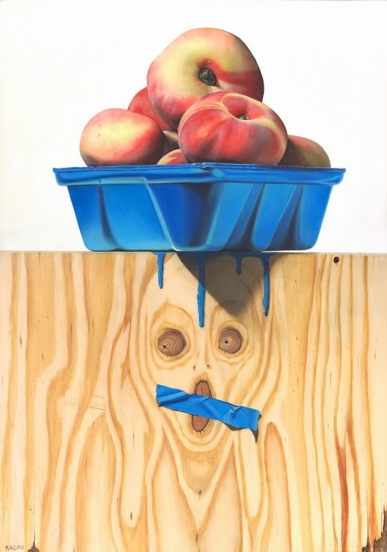 Kevork Cholakian- Peaches II (Painting) - Ethos Arts Inc.