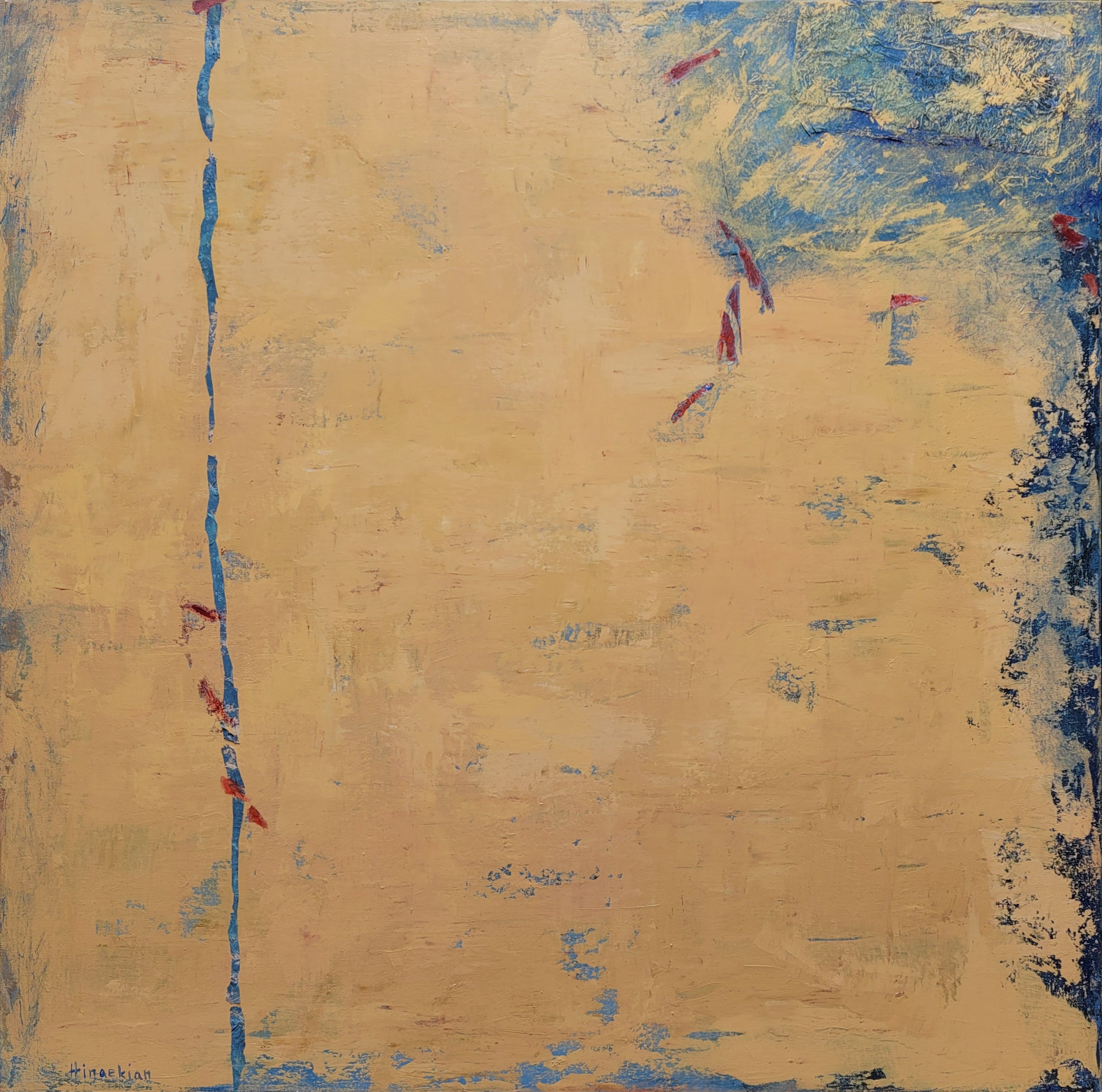 Peggy Hinaekian- Random Thoughts (Painting) - Ethos Arts Inc.