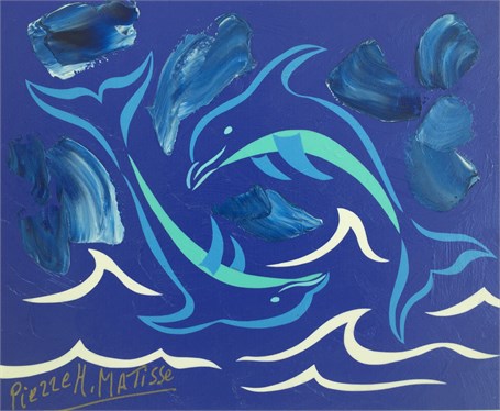 Pierre Henri Matisse - The Dolphin (Painting) - Ethos Arts Inc.