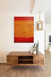 Peggy Hinaekian- Scorching Sun (Painting) - Ethos Arts Inc.