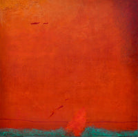 Peggy Hinaekian- Shadows in the Red Desert (Painting) - Ethos Arts Inc.