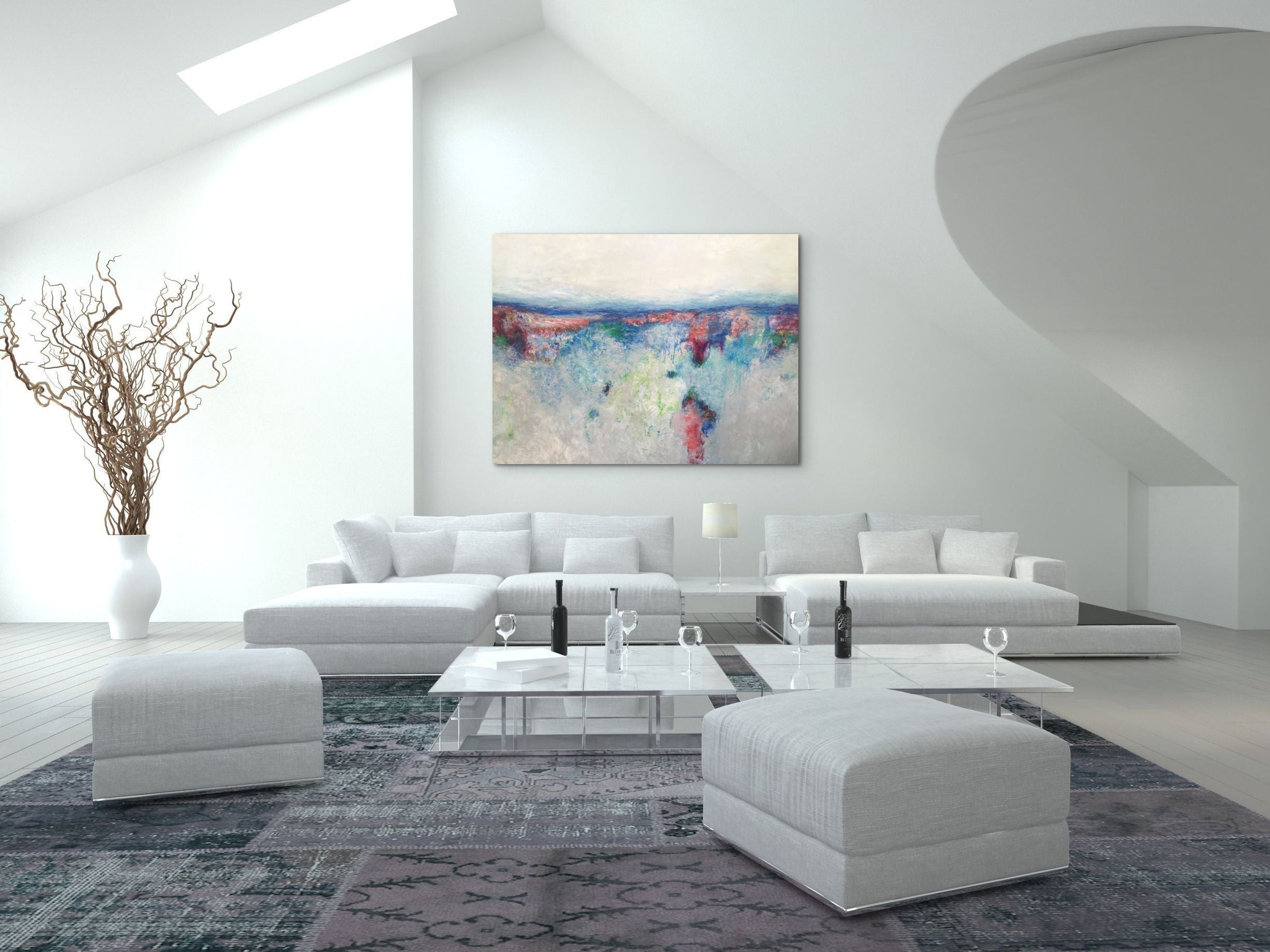 Georgeana Ireland- Sojourn (Painting) - Ethos Arts Inc.