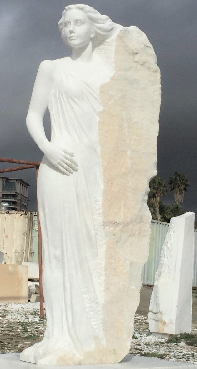Marton Varo - Stepping Out (sculpture) - Ethos Arts Inc.