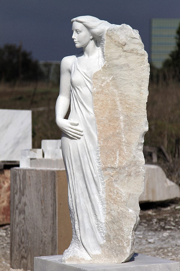 Marton Varo - Stepping Out (sculpture) - Ethos Arts Inc.