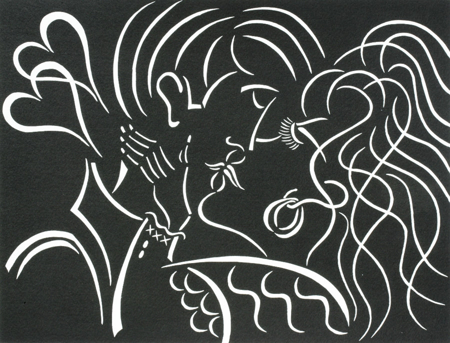 Pierre Henri Matisse - The Kiss (Painting) - Ethos Arts Inc.