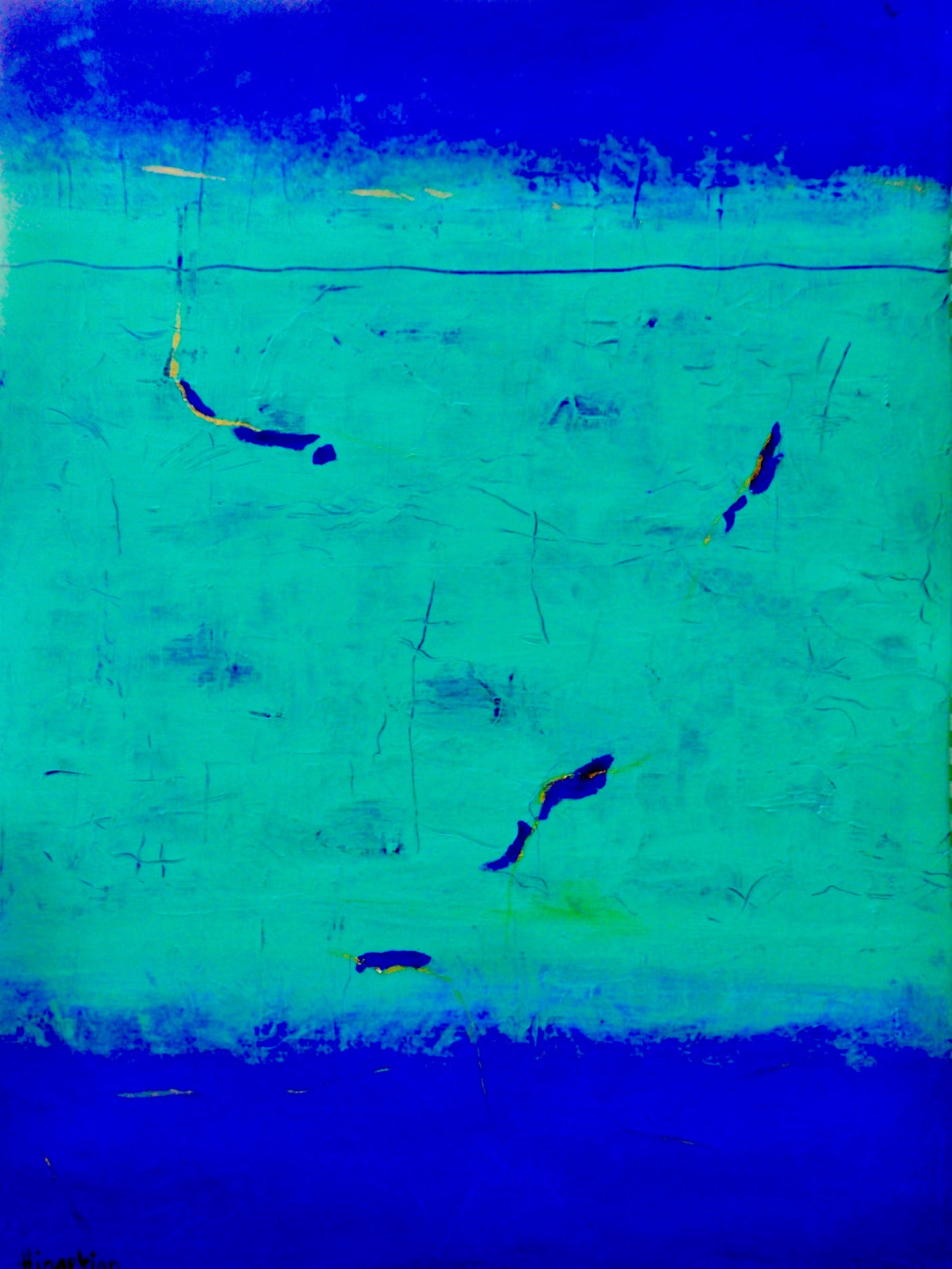 Peggy Hinaekian- Water, Water Everywhere (Painting) - Ethos Arts Inc.