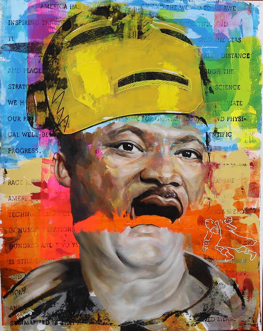 Pat Hobaugh - A Hero for the Ages, 2026 (Painting) - Ethos Arts Inc.