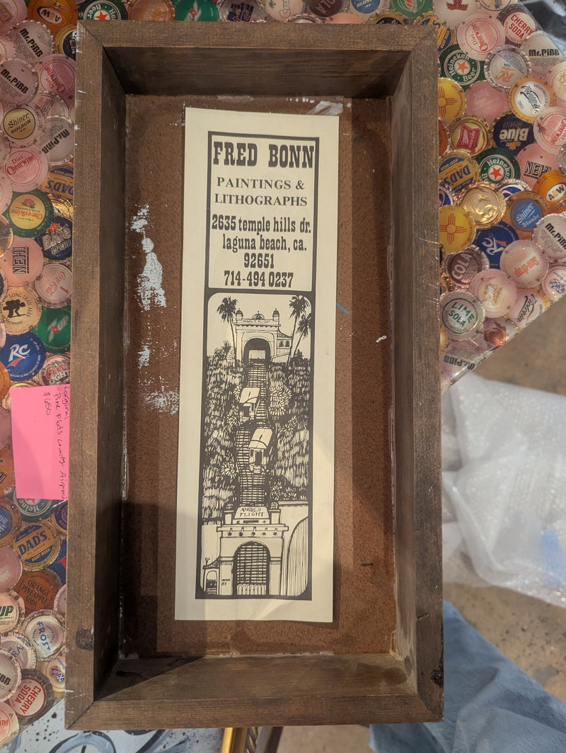 Fred Bonn - Pine Flats County Airport (Painting) - Ethos Arts Inc.