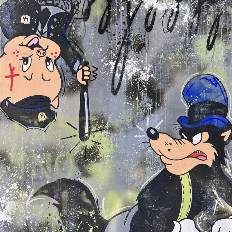 Artlord - Big Bad Wolfe - Porky Police, 2024 () - Ethos Arts Inc.