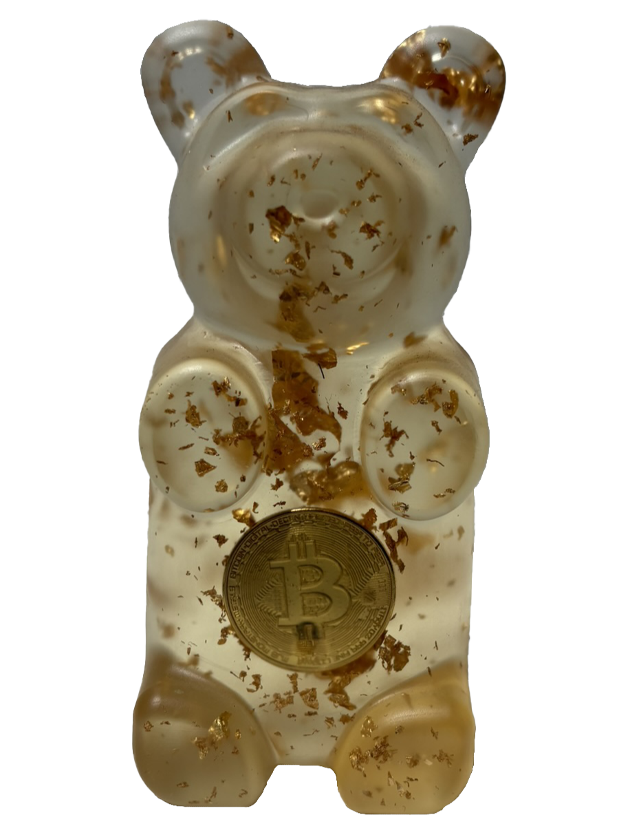 Sahara Novotna - Bitcoin Bear (Sculpture) - Ethos Arts Inc.