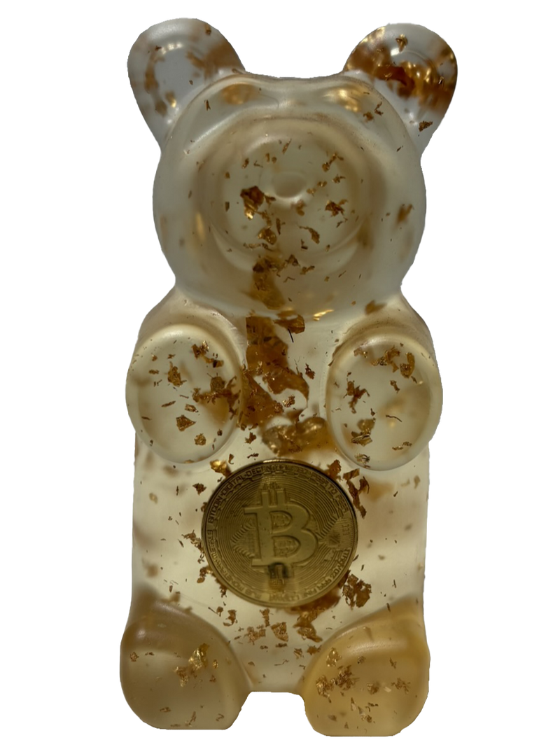 Sahara Novotna - Bitcoin Bear (Sculpture) - Ethos Arts Inc.