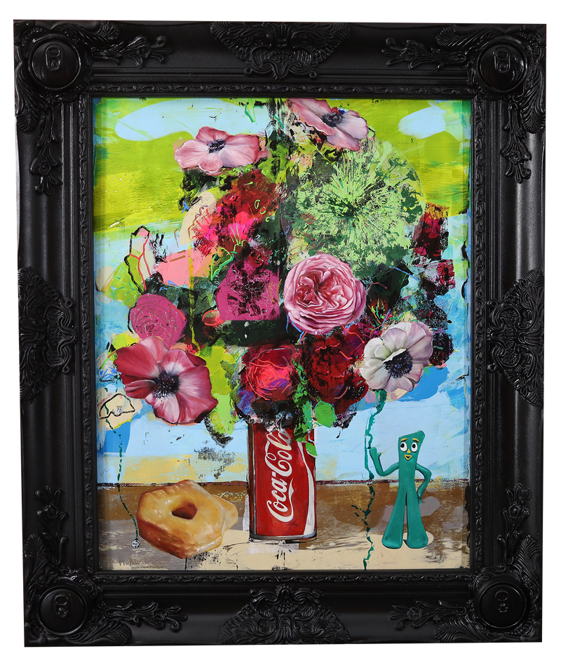 Pat Hobaugh - Coke & Donuts, 2026 (Painting) - Ethos Arts Inc.