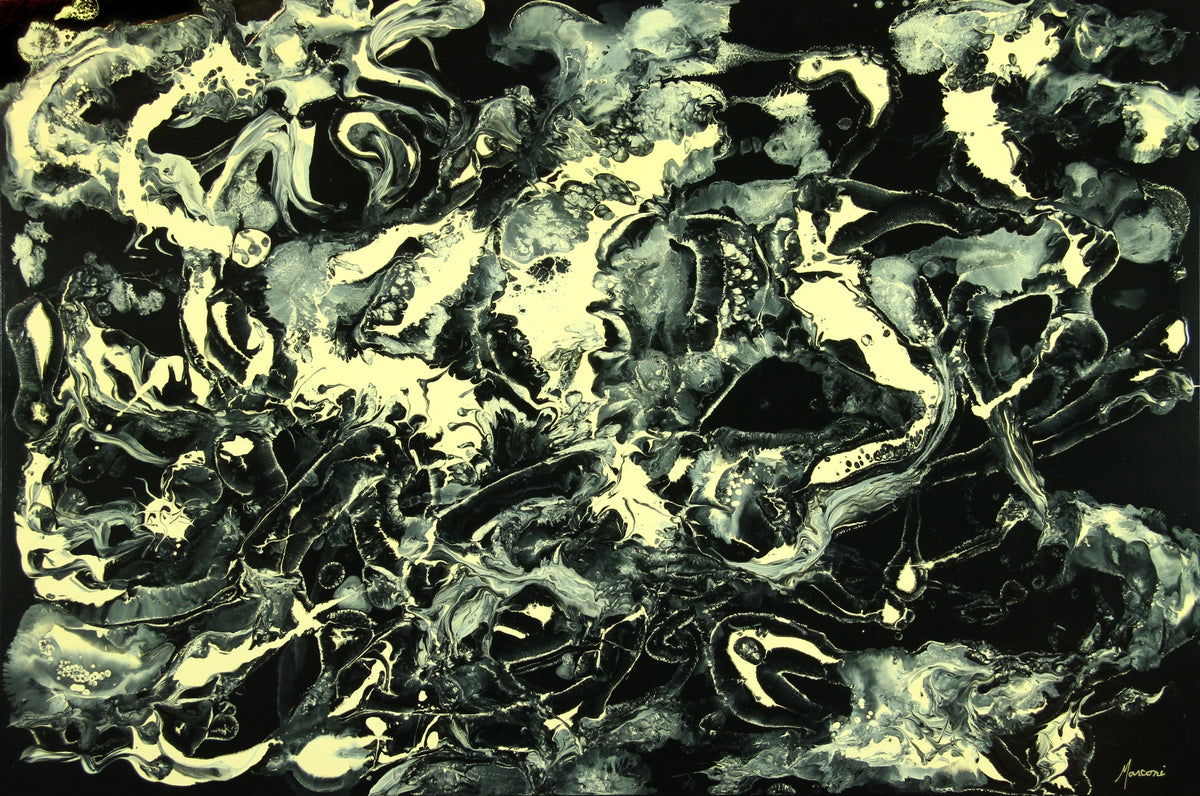 Dick Marconi - Desert Storm, 2010 (Painting) - Ethos Arts Inc.