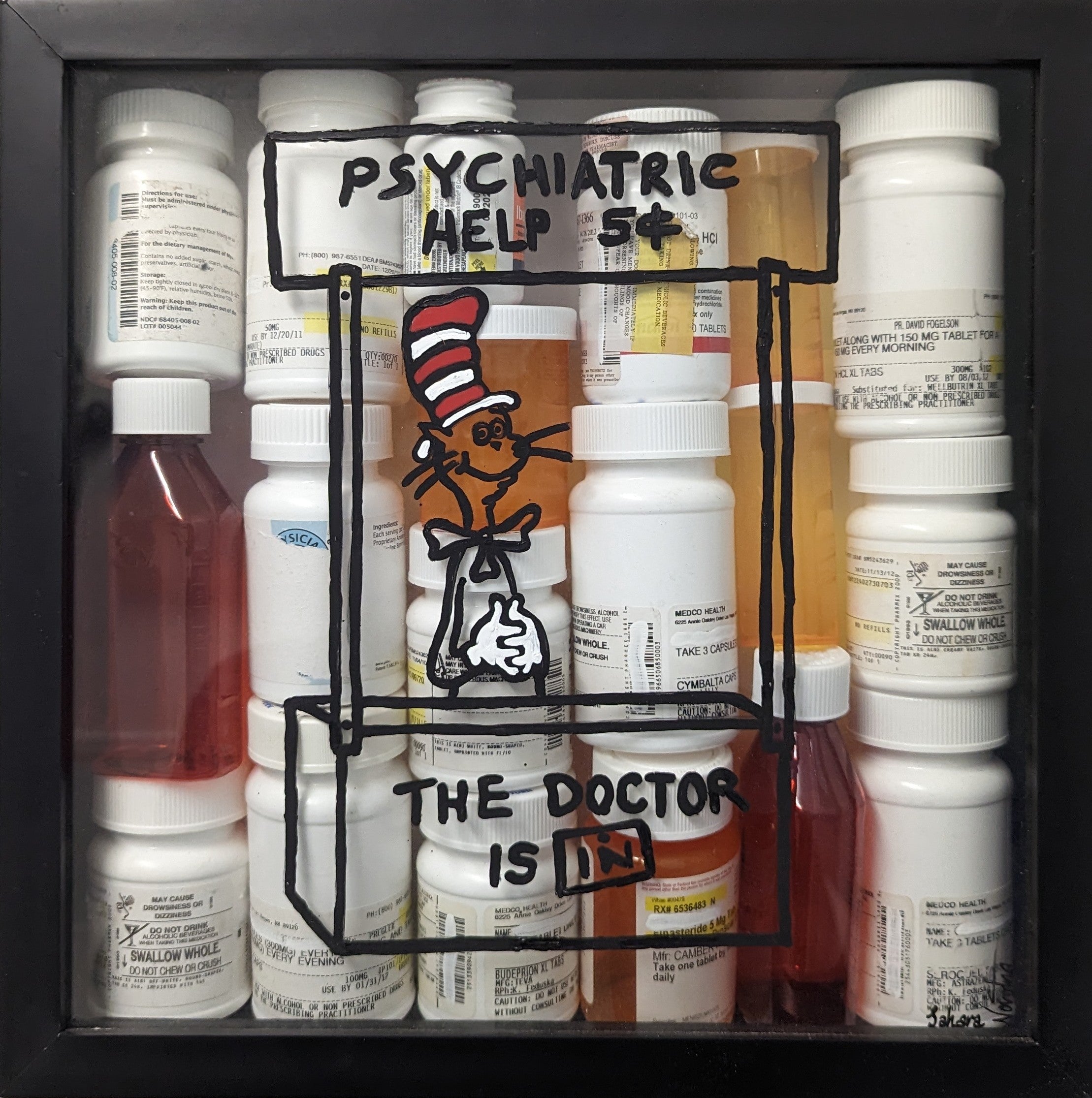 Sahara Novotna - Dr. Suess Is In (Art Object) - Ethos Arts Inc.
